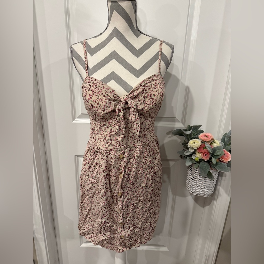 Floral Spaghetti Strap Dress